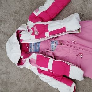 Obermeyer ski jacket with snow bib